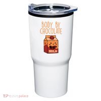 Body By Kawaii Chocolate Milk Drink Workout Chocolate Milk Tumbler thumb 0