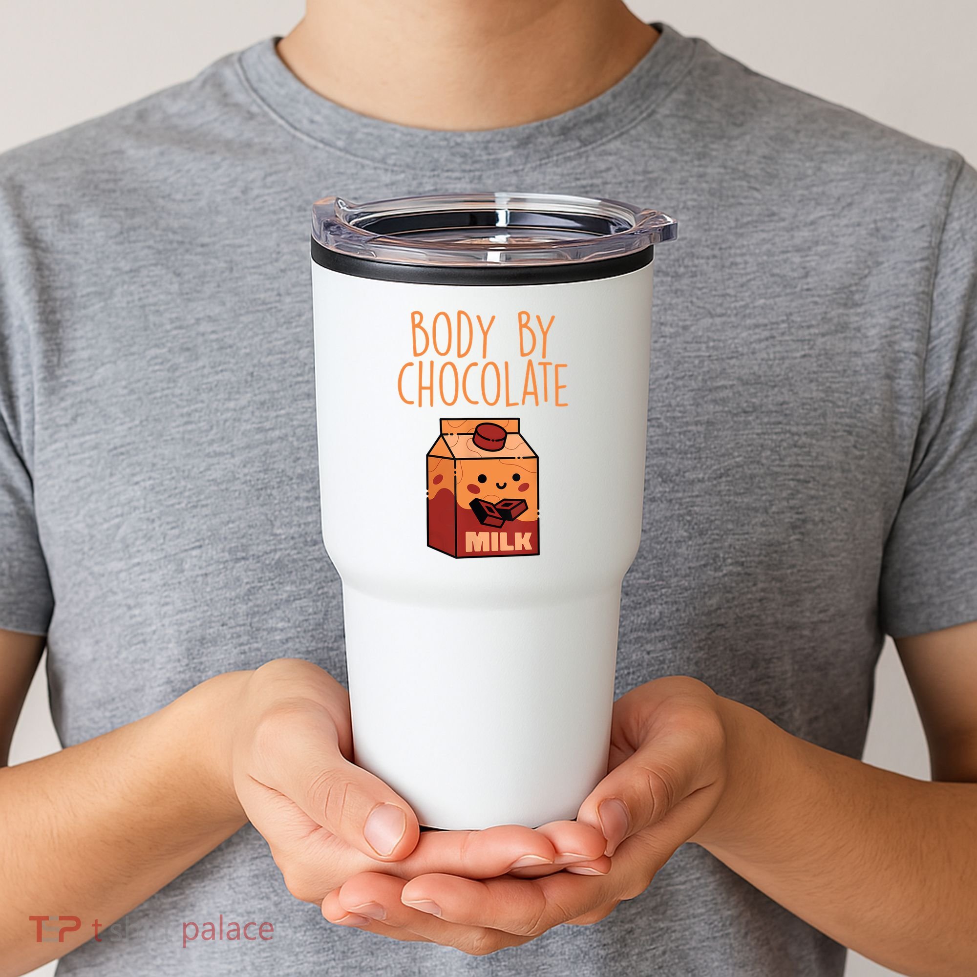 Body By Kawaii Chocolate Milk Drink Workout Chocolate Milk Tumbler