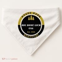 Big Bone Lick Park Kentucky USA-Made Doggie Bandana thumb 0