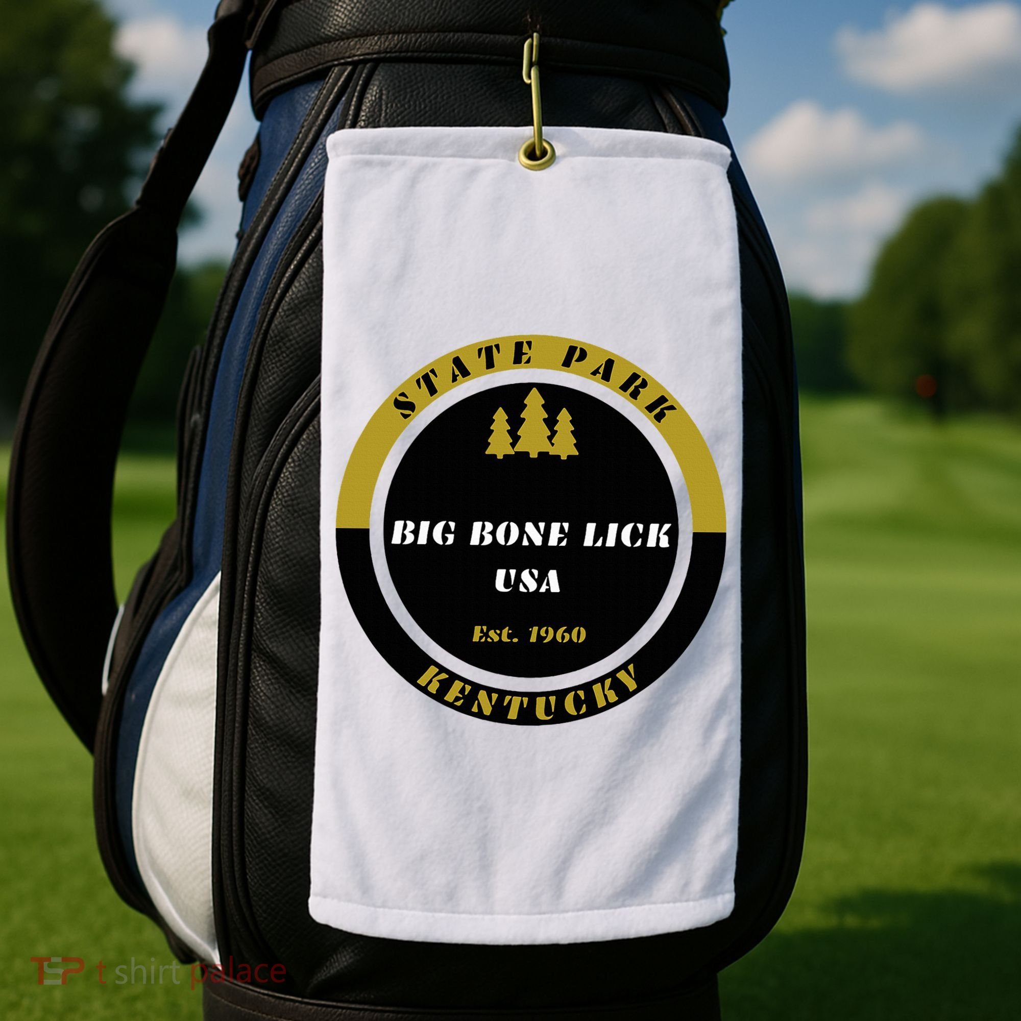 Big Bone Lick Park Kentucky Golf Towel