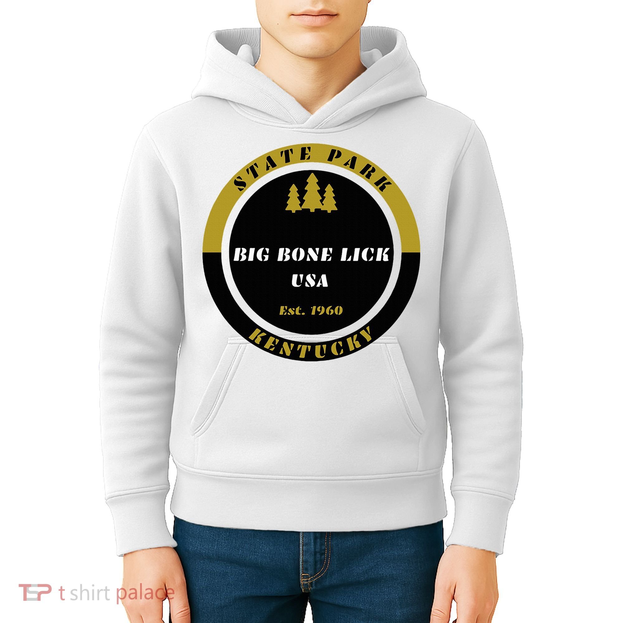 Big Bone Lick Park Kentucky Kids Hoodie