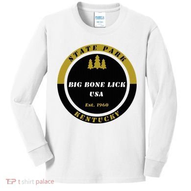 Big Bone Lick Park Kentucky Kids Long Sleeve Shirt