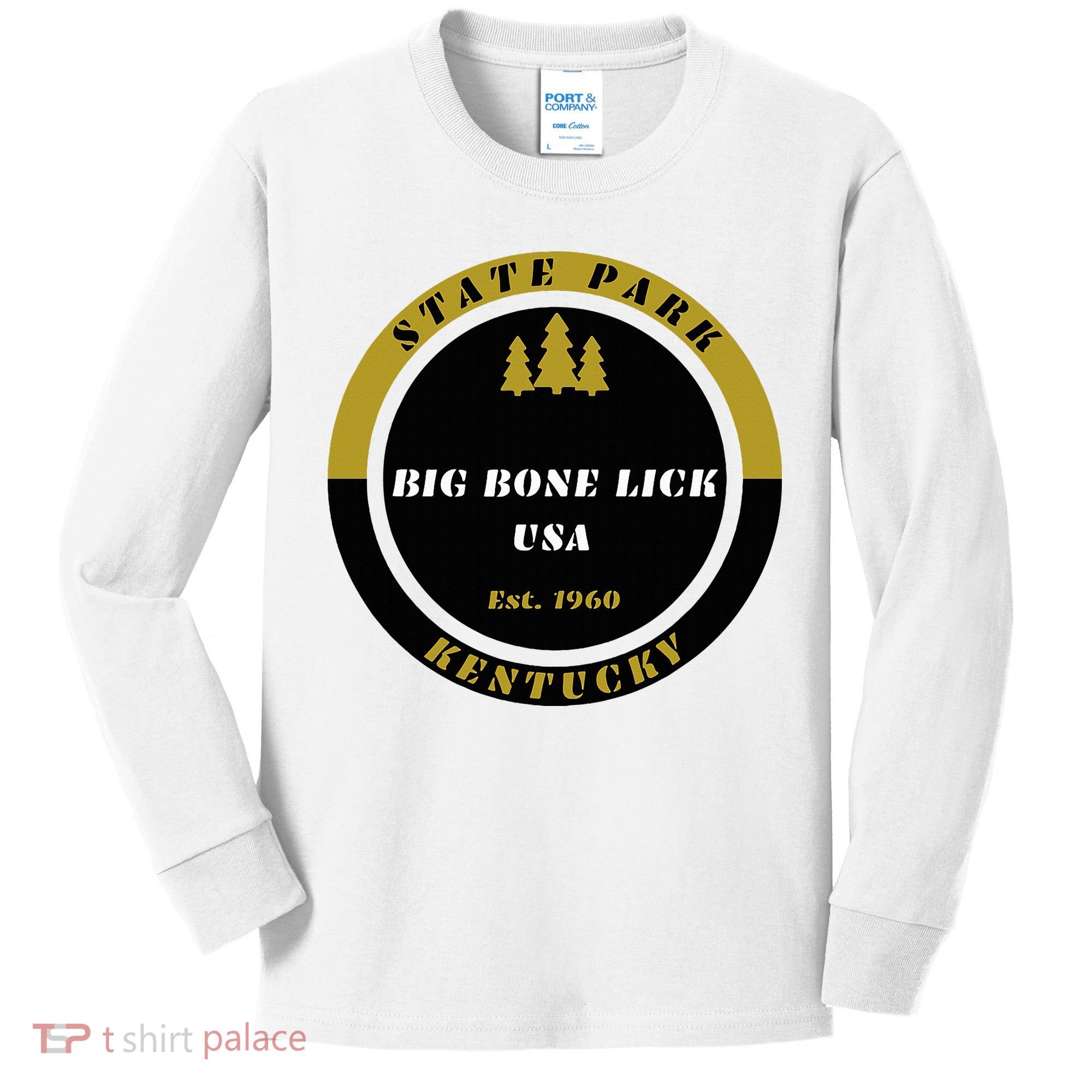 Big Bone Lick Park Kentucky Kids Long Sleeve Shirt