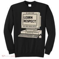 Banana Breath Learn Respect I think You Should Leave Sweatshirt thumb 0
