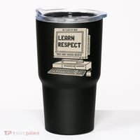 Banana Breath Learn Respect I think You Should Leave Tumbler thumb 0