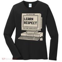 Banana Breath Learn Respect I think You Should Leave Women's Long Sleeve Shirt thumb 0