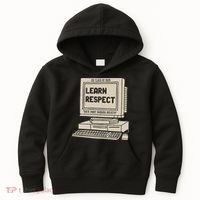 Banana Breath Learn Respect I think You Should Leave Kids Hoodie thumb 0