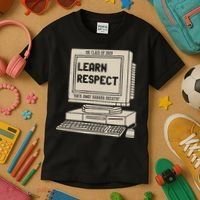 Banana Breath Learn Respect I think You Should Leave Kids T-Shirt thumb 3