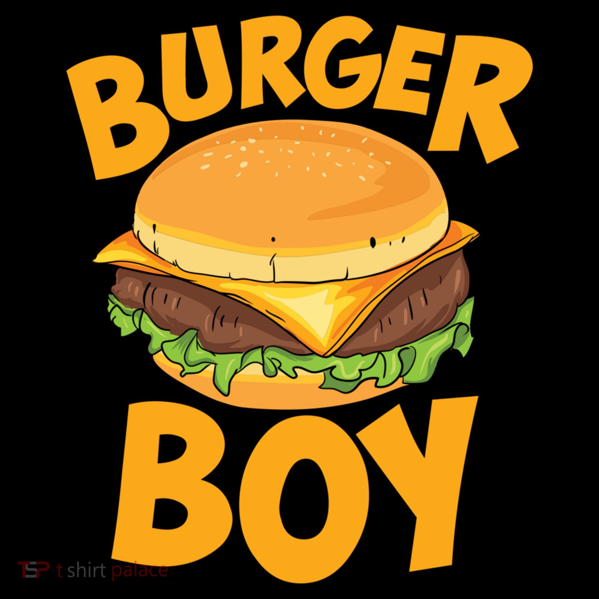 Burger Boy Loves Cheeseburger And Hamburger Gift Women's Hoodie