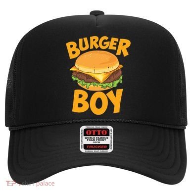 Burger Boy Loves Cheeseburger And Hamburger Gift Hat