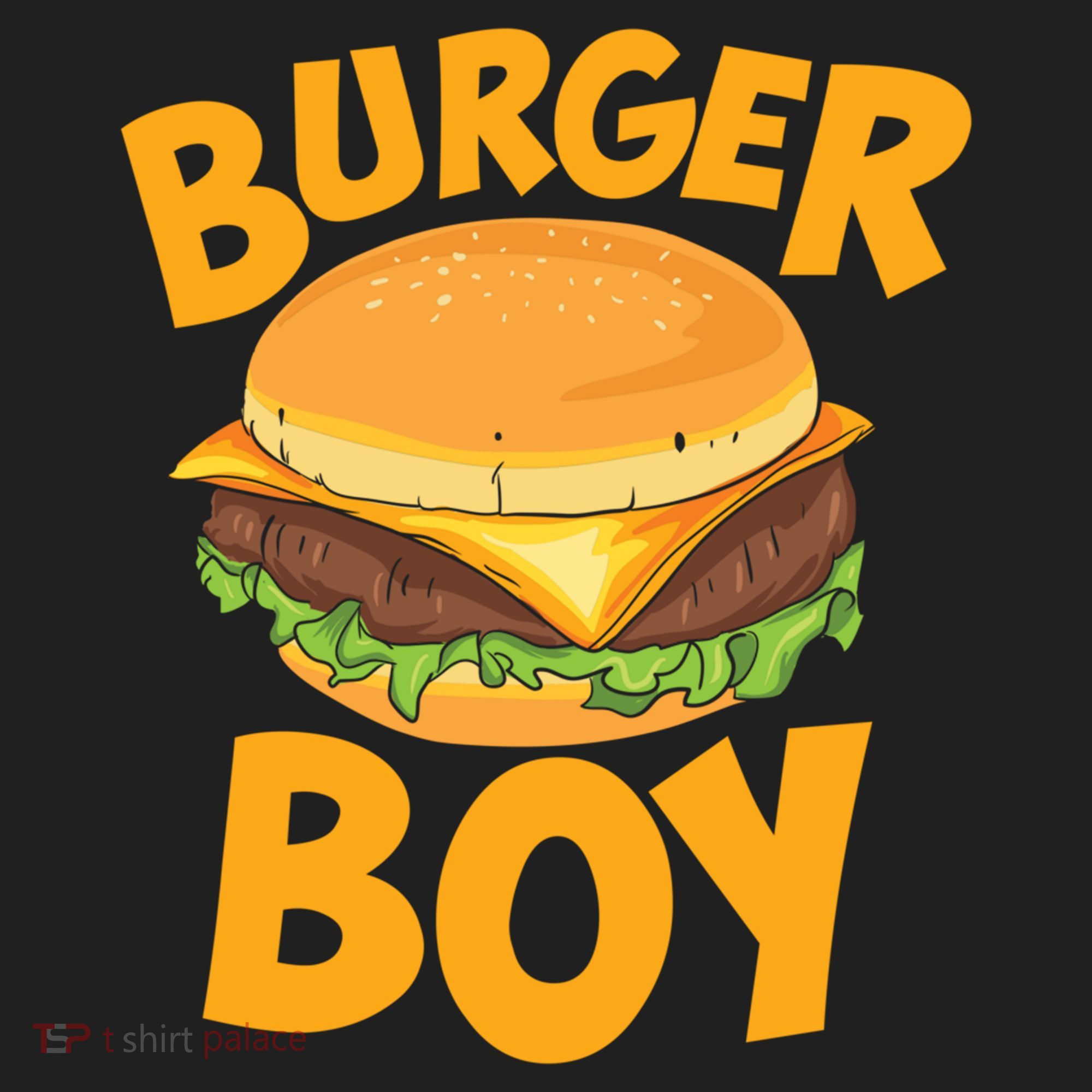 Burger Boy Loves Cheeseburger And Hamburger Gift Golf Towel