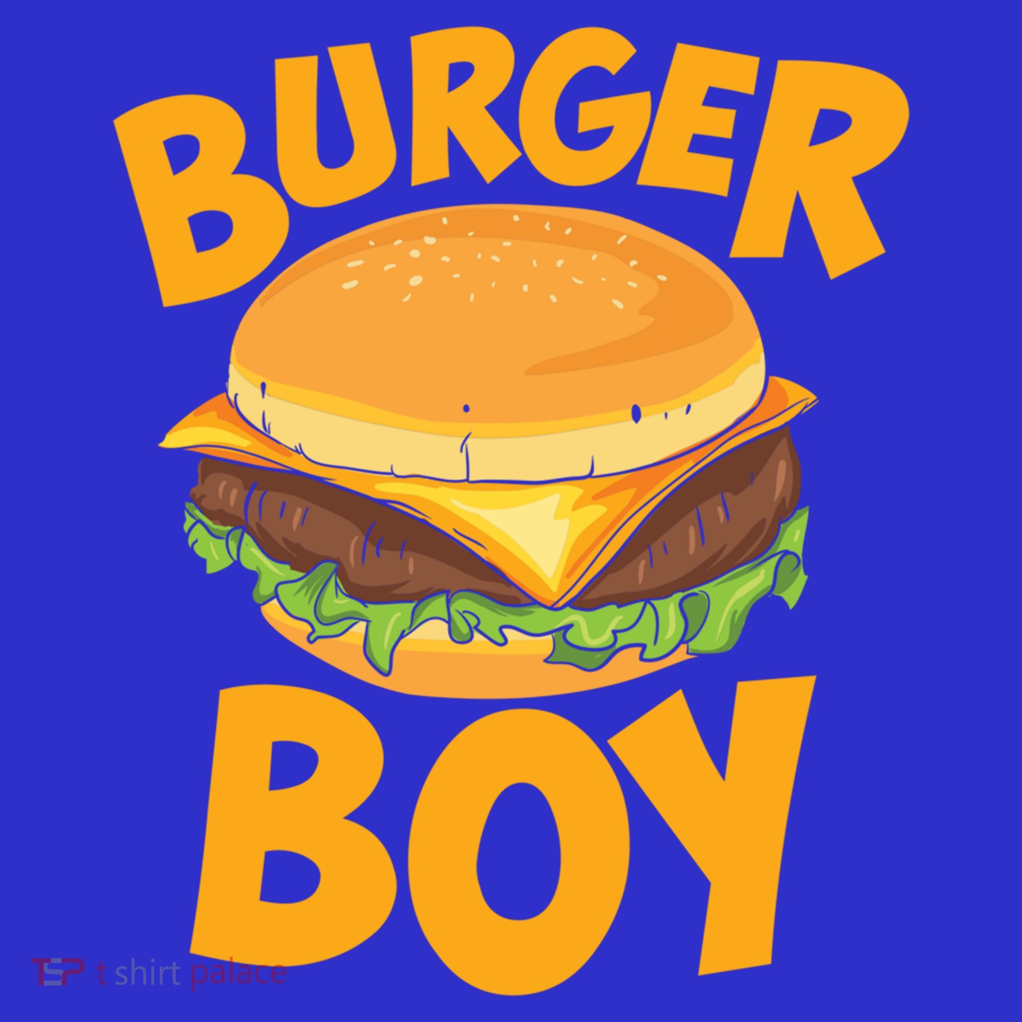 Burger Boy Loves Cheeseburger And Hamburger Gift Coaster