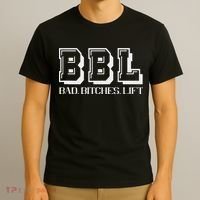 Bad Bitches Lift Heavy Gym Workout Motivation T-Shirt thumb 3
