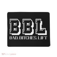 Bad Bitches Lift Heavy Gym Workout Motivation Mousepad thumb 0