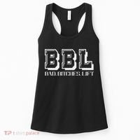 Bad Bitches Lift Heavy Gym Workout Motivation Women's Tank Top thumb 0