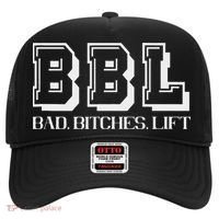 Bad Bitches Lift Heavy Gym Workout Motivation Hat thumb 0