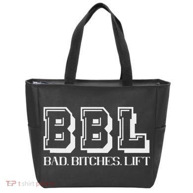 Bad Bitches Lift Heavy Gym Workout Motivation Tote Bag