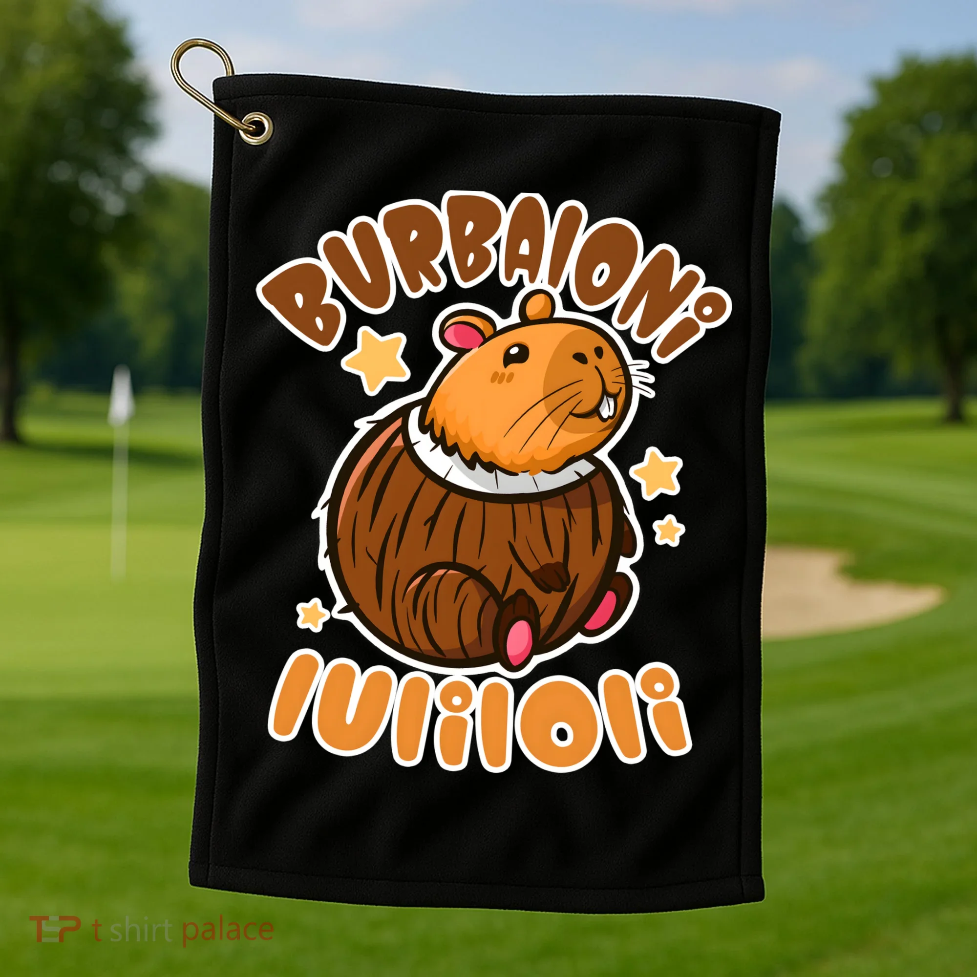 Brainrot Burbaloni Luliloli  Golf Towel