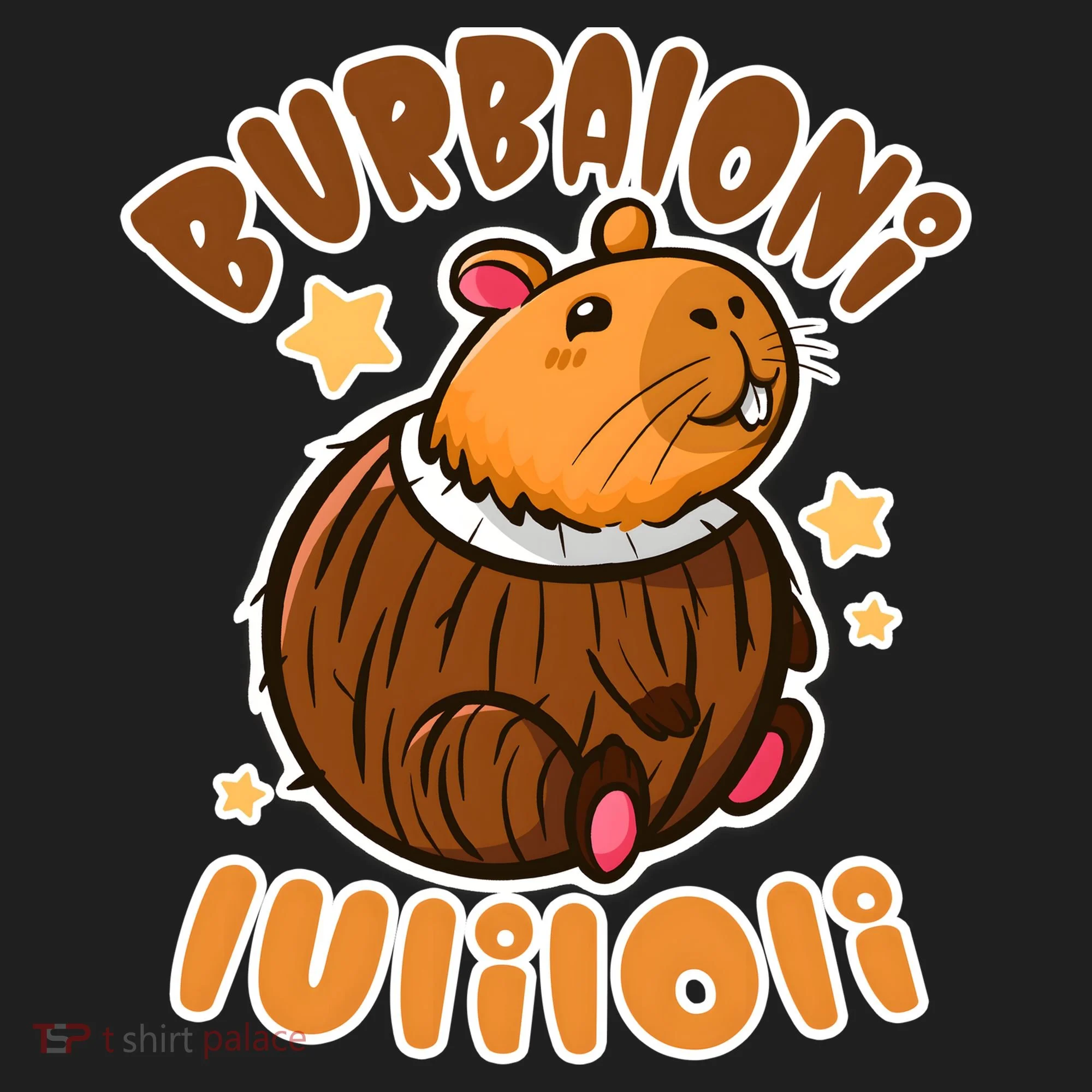 Brainrot Burbaloni Luliloli  Golf Towel