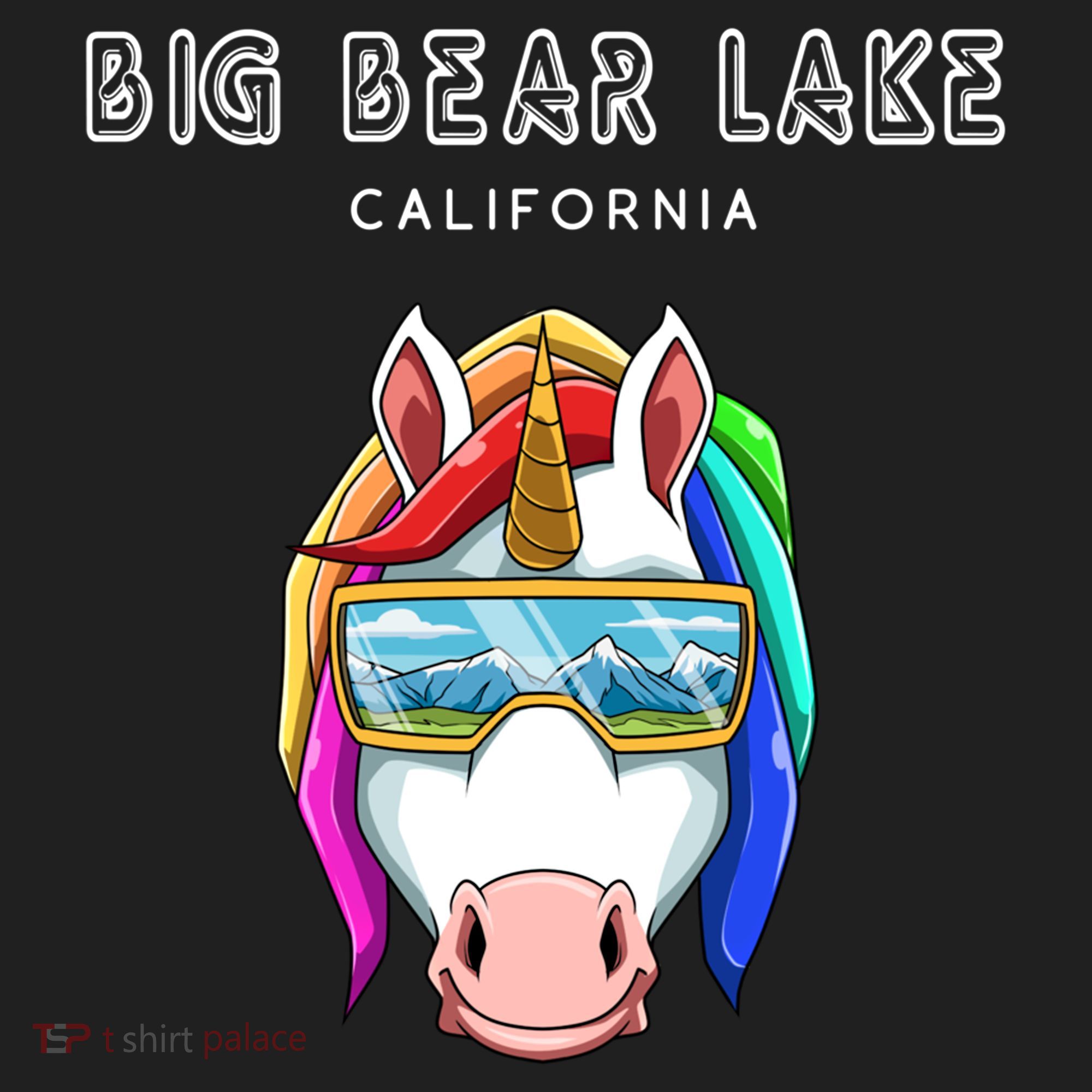 Big Bear Lake California Usa Ski And Snowboard Unicorn Great Gift Beanie