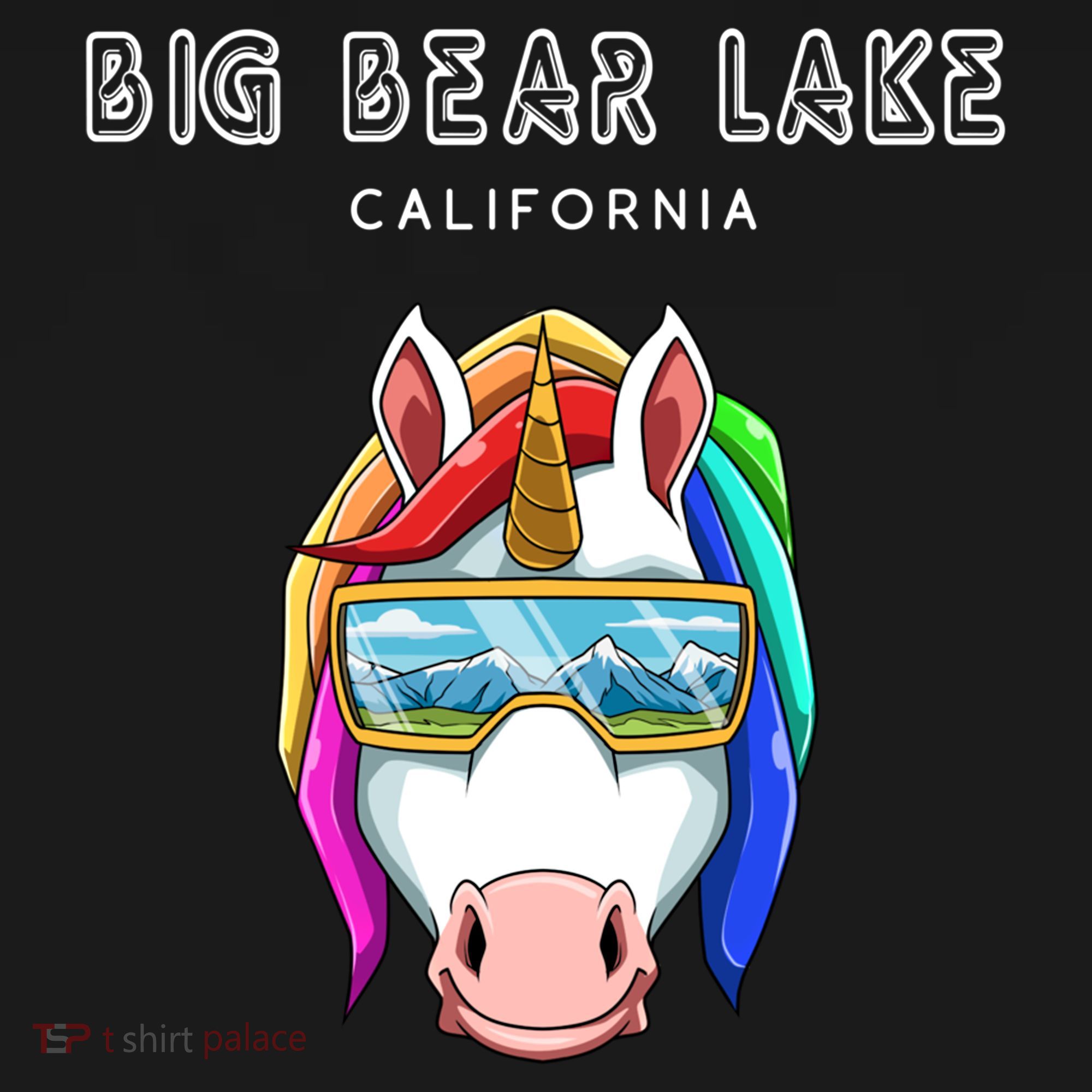 Big Bear Lake California Usa Ski And Snowboard Unicorn Great Gift Women's Hoodie