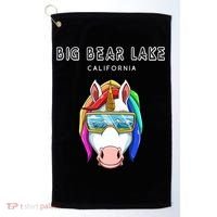 Big Bear Lake California Usa Ski And Snowboard Unicorn Great Gift Golf Towel thumb 0
