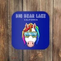 Big Bear Lake California Usa Ski And Snowboard Unicorn Great Gift Coaster thumb 0