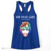 Big Bear Lake California Usa Ski And Snowboard Unicorn Great Gift Women's Tank Top thumb 0