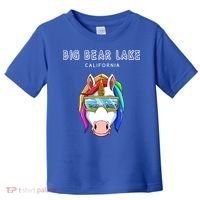 Big Bear Lake California Usa Ski And Snowboard Unicorn Great Gift Toddler T-Shirt thumb 0