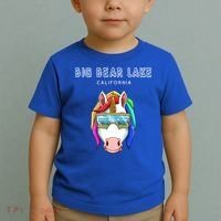 Big Bear Lake California Usa Ski And Snowboard Unicorn Great Gift Toddler T-Shirt thumb 2