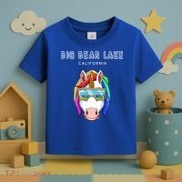 Big Bear Lake California Usa Ski And Snowboard Unicorn Great Gift Toddler T-Shirt thumb 3