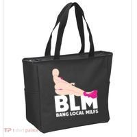 BLM Bang Local Milfs Funny Sexy Milf Quote Tote Bag thumb 2