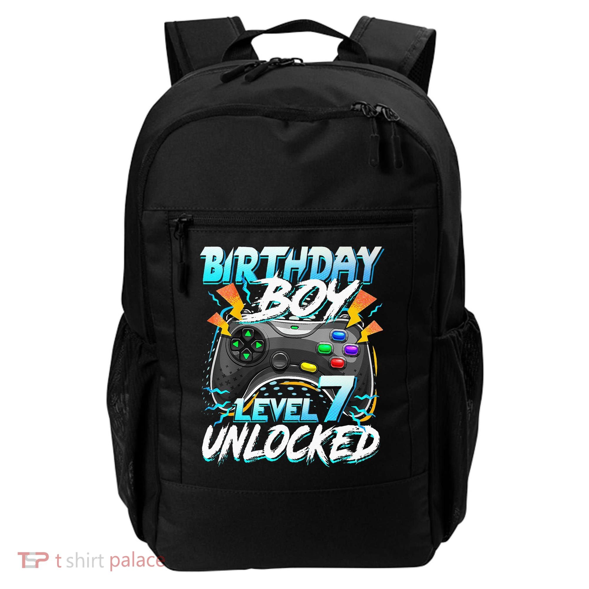 Birthday Boy Level 7 Unlocked Video Game Birthday Party Backpack