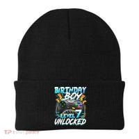 Birthday Boy Level 7 Unlocked Video Game Birthday Party Beanie thumb 0