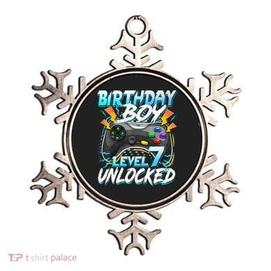 Birthday Boy Level 7 Unlocked Video Game Birthday Party Ornament