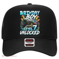 Birthday Boy Level 7 Unlocked Video Game Birthday Party Hat thumb 0