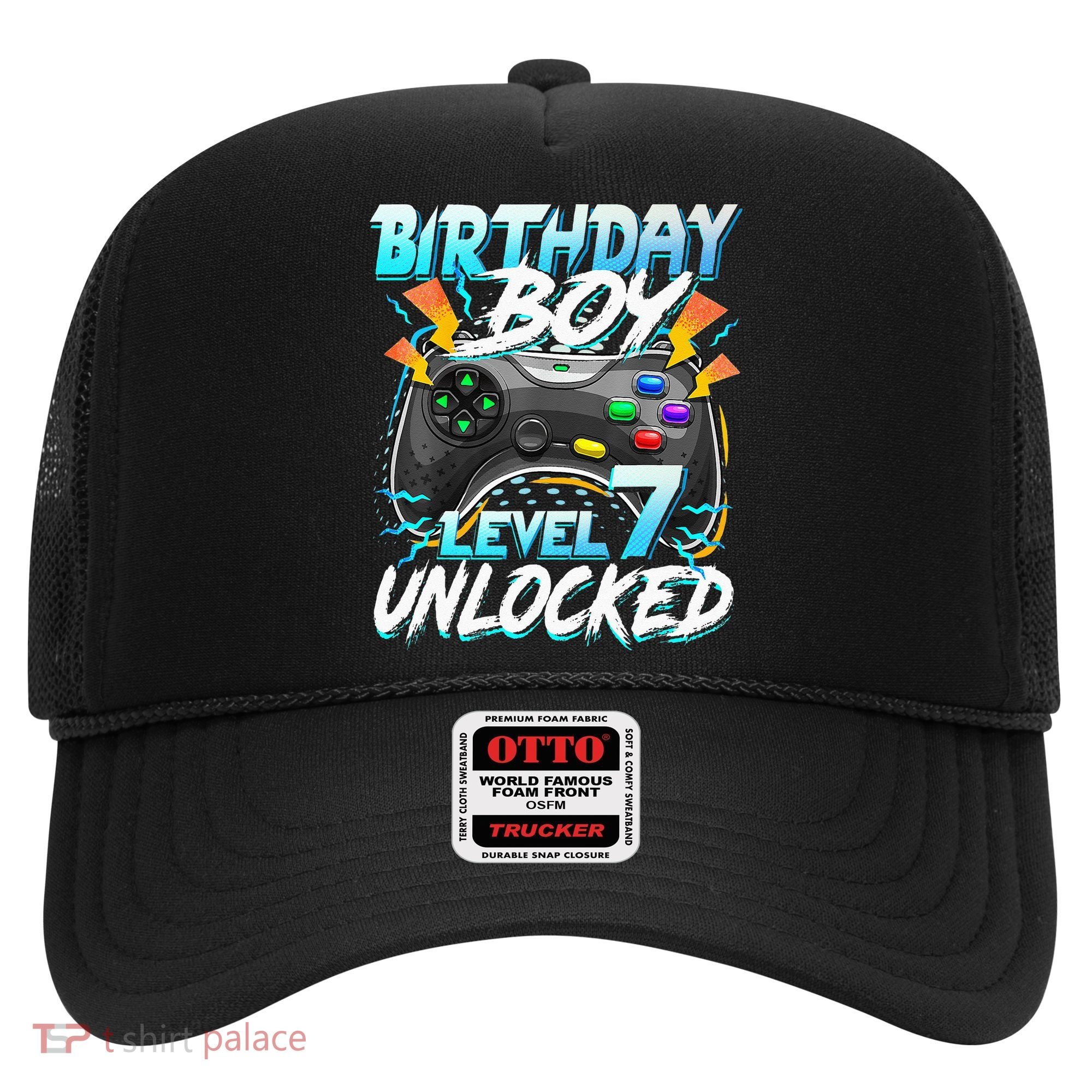 Birthday Boy Level 7 Unlocked Video Game Birthday Party Hat