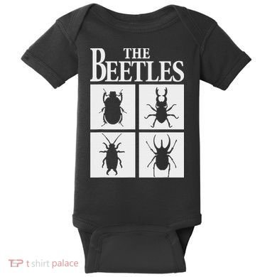 Beetles Bug Lover Funny Entomology Gifts Future Entomologist Baby Bodysuit