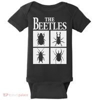 Beetles Bug Lover Funny Entomology Gifts Future Entomologist Baby Bodysuit thumb 0