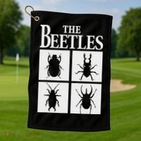Beetles Bug Lover Funny Entomology Gifts Future Entomologist Golf Towel thumb 1