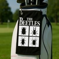 Beetles Bug Lover Funny Entomology Gifts Future Entomologist Golf Towel thumb 2