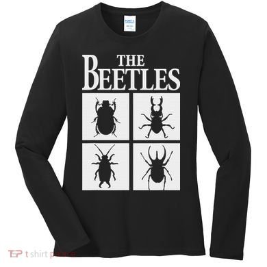 Beetles Bug Lover Funny Entomology Gifts Future Entomologist Women's Long Sleeve Shirt