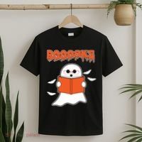 Booooks Book Lover Halloween Ghost Boo T-Shirt thumb 2