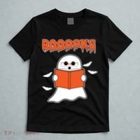 Booooks Book Lover Halloween Ghost Boo T-Shirt thumb 5