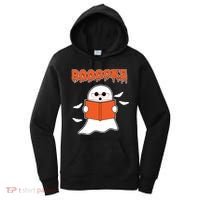 Booooks Book Lover Halloween Ghost Boo Women's Hoodie thumb 0