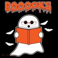 Booooks Book Lover Halloween Ghost Boo Women's Hoodie thumb 2
