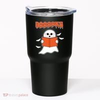 Booooks Book Lover Halloween Ghost Boo Tumbler thumb 0
