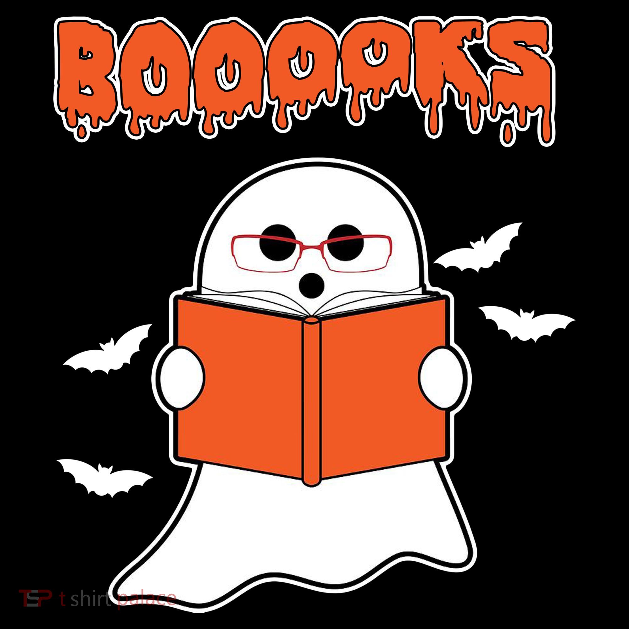 Booooks Book Lover Halloween Ghost Boo Women's Tank Top