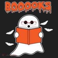 Booooks Book Lover Halloween Ghost Boo Hat thumb 2