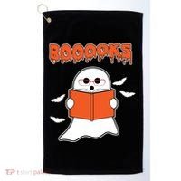 Booooks Book Lover Halloween Ghost Boo Golf Towel thumb 0